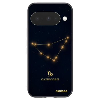 Picasee silikonowe czarne etui na Google Pixel 10 - CAPRICORN
