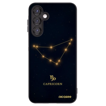 Picasee silikonowe czarne etui na Samsung Galaxy A16 4G - CAPRICORN