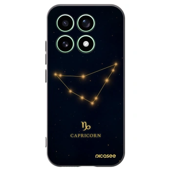Picasee silikonowe czarne etui na Xiaomi 17 - CAPRICORN