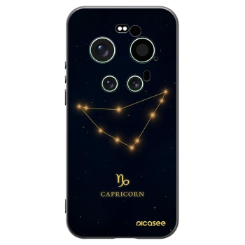 Picasee silikonowe czarne etui na Xiaomi 17 Ultra - CAPRICORN