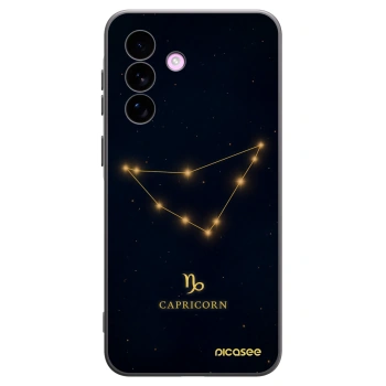 Picasee silikonowe czarne etui na Samsung Galaxy A57 5G - CAPRICORN