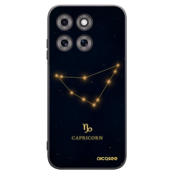 Picasee silikonowe czarne etui na Motorola Moto G77 - CAPRICORN