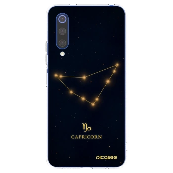 Picasee silikonowe przeźroczyste etui na Xiaomi Mi 9 SE - CAPRICORN