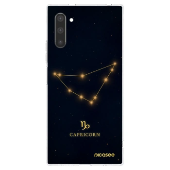 Picasee silikonowe przeźroczyste etui na Samsung Galaxy Note 10 N970F - CAPRICORN