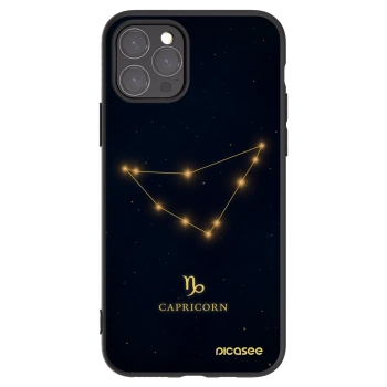 Picasee silikonowe czarne etui na Apple iPhone 11 Pro - CAPRICORN