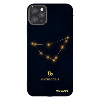 Picasee silikonowe przeźroczyste etui na Apple iPhone 11 Pro Max - CAPRICORN