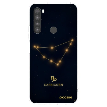 Picasee silikonowe przeźroczyste etui na Xiaomi Redmi Note 8 - CAPRICORN