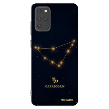Picasee silikonowe przeźroczyste etui na Samsung Galaxy S20+ G985F - CAPRICORN