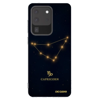 Picasee silikonowe przeźroczyste etui na Samsung Galaxy S20 Ultra 5G G988F - CAPRICORN
