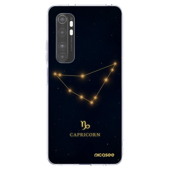 Picasee silikonowe przeźroczyste etui na Xiaomi Mi Note 10 Lite - CAPRICORN