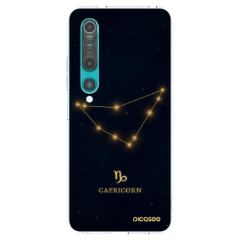 Picasee silikonowe przeźroczyste etui na Xiaomi Mi 10 - CAPRICORN