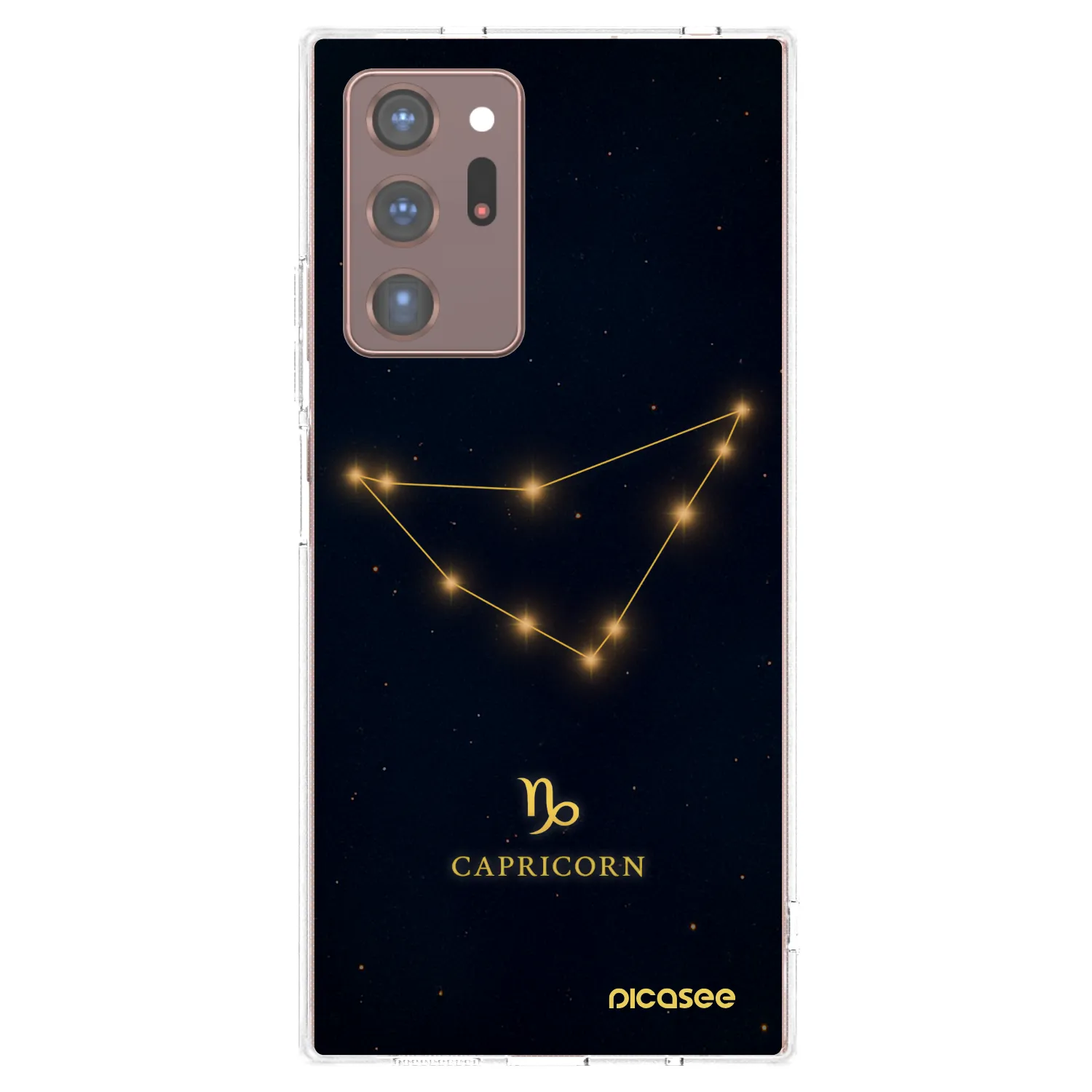Picasee silikonowe przeźroczyste etui na Samsung Galaxy Note 20 Ultra - CAPRICORN