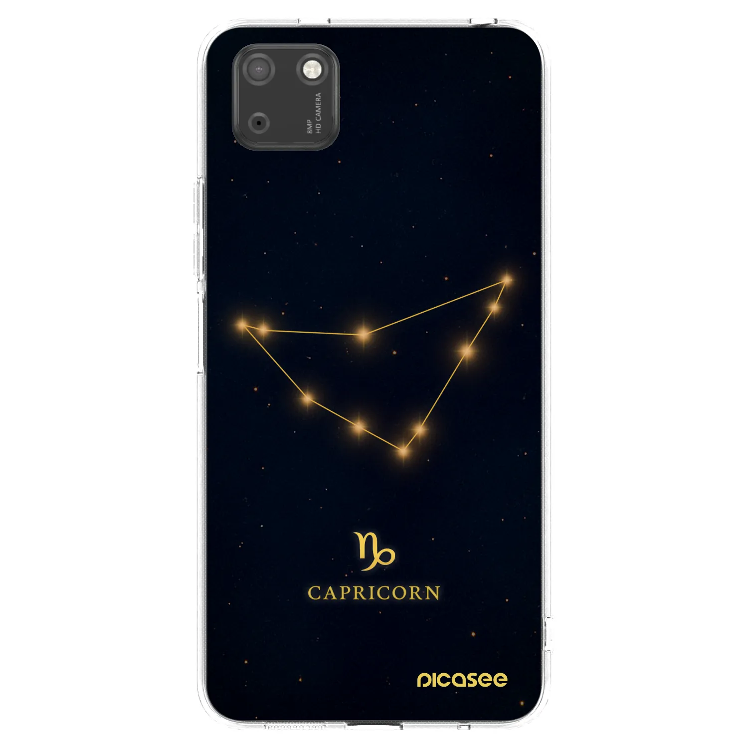 Picasee silikonowe przeźroczyste etui na Huawei Y5P - CAPRICORN