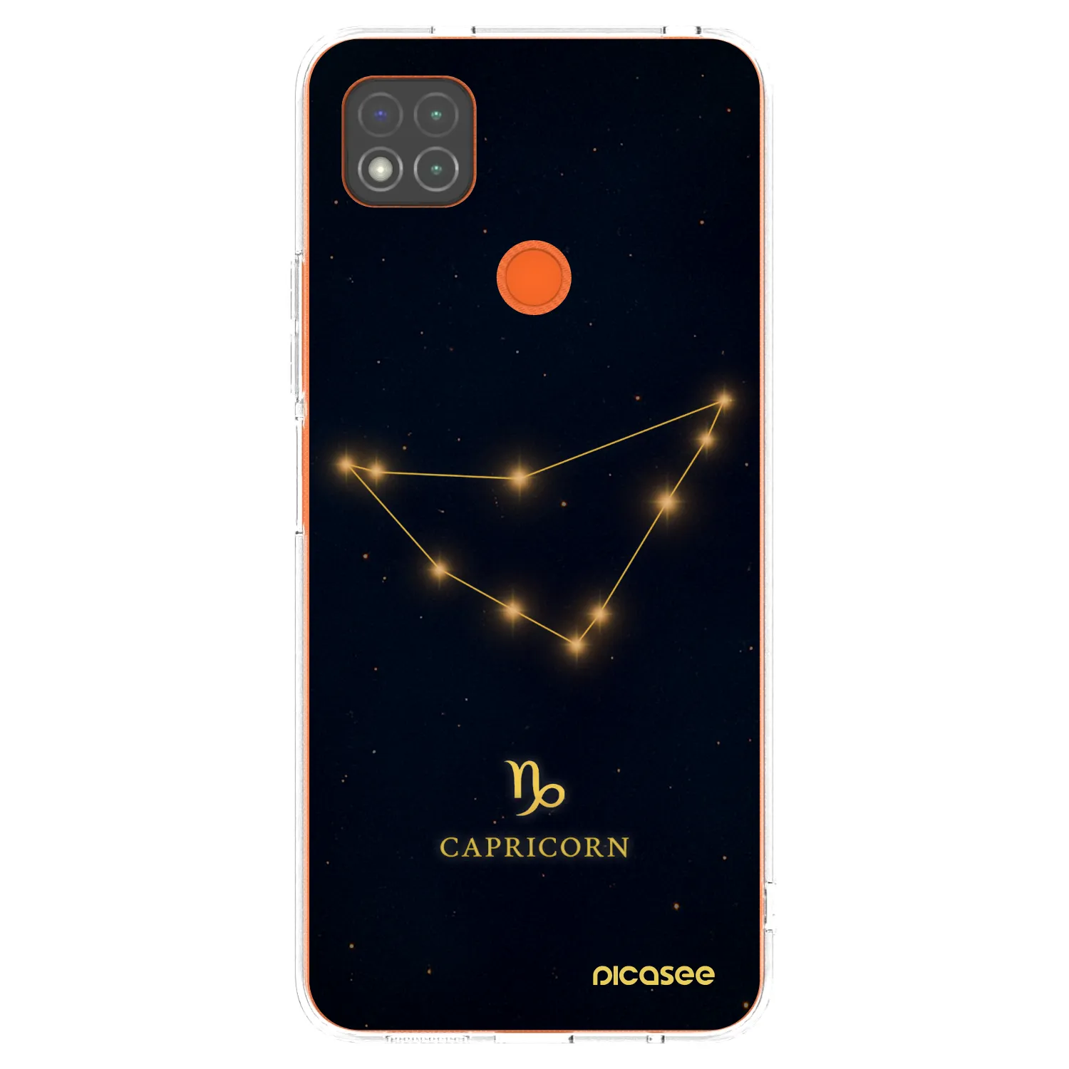 Picasee silikonowe przeźroczyste etui na Xiaomi Redmi 9C - CAPRICORN