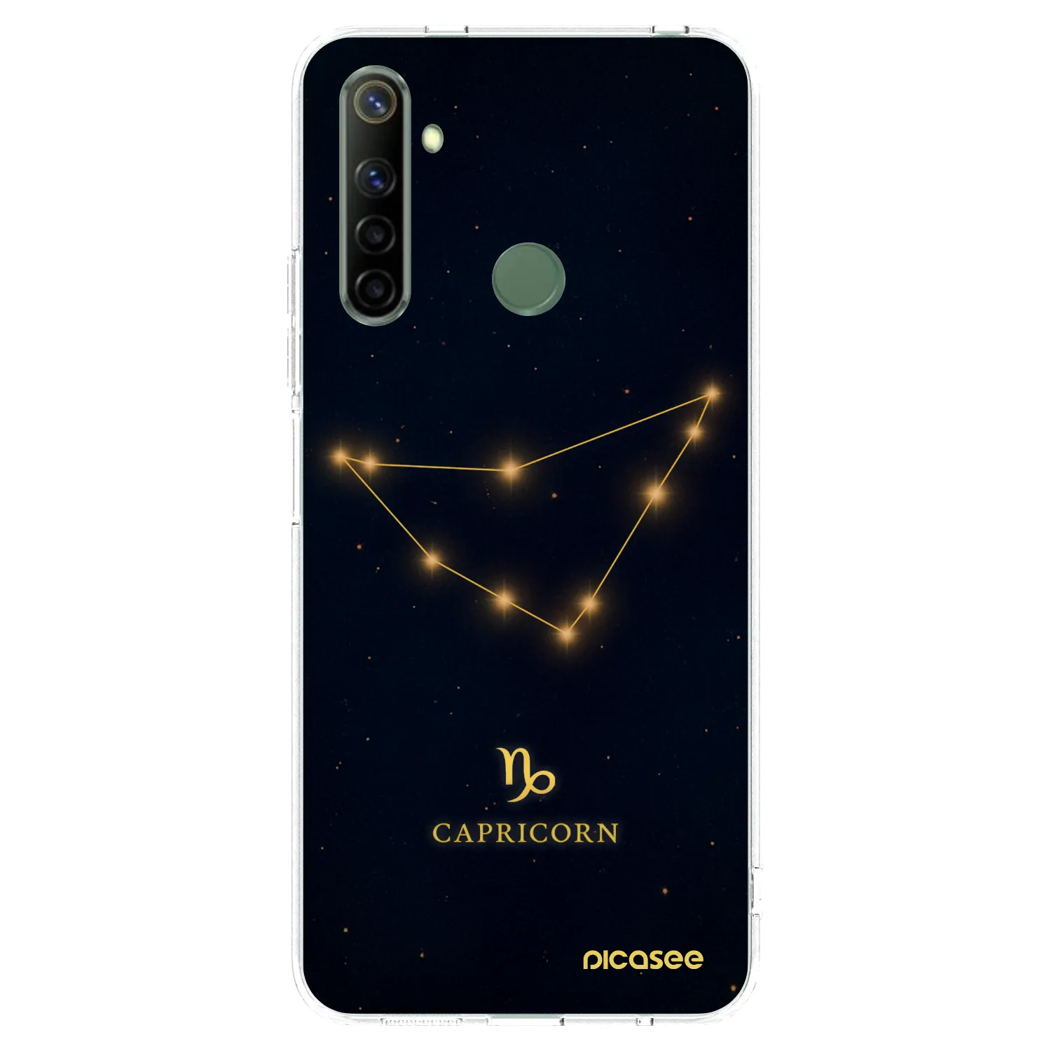 Picasee silikonowe przeźroczyste etui na Realme 6i - CAPRICORN
