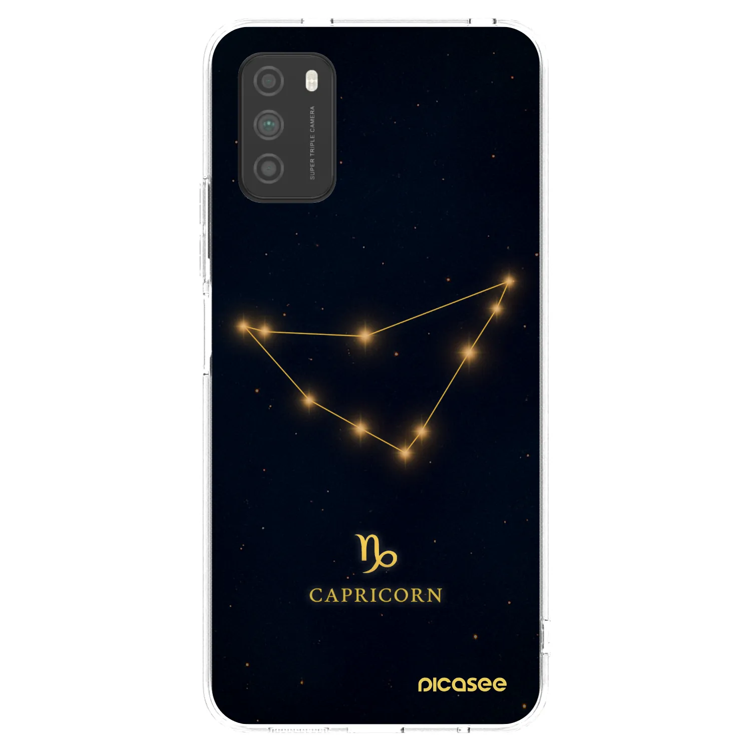 Picasee silikonowe przeźroczyste etui na Xiaomi Poco M3 - CAPRICORN