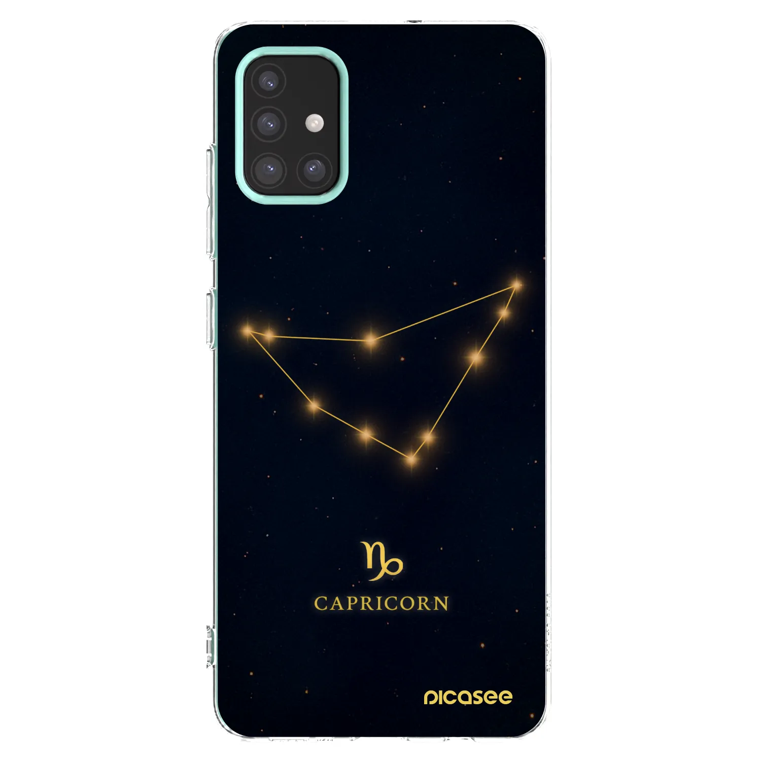 Picasee silikonowe przeźroczyste etui na Samsung Galaxy M31s - CAPRICORN