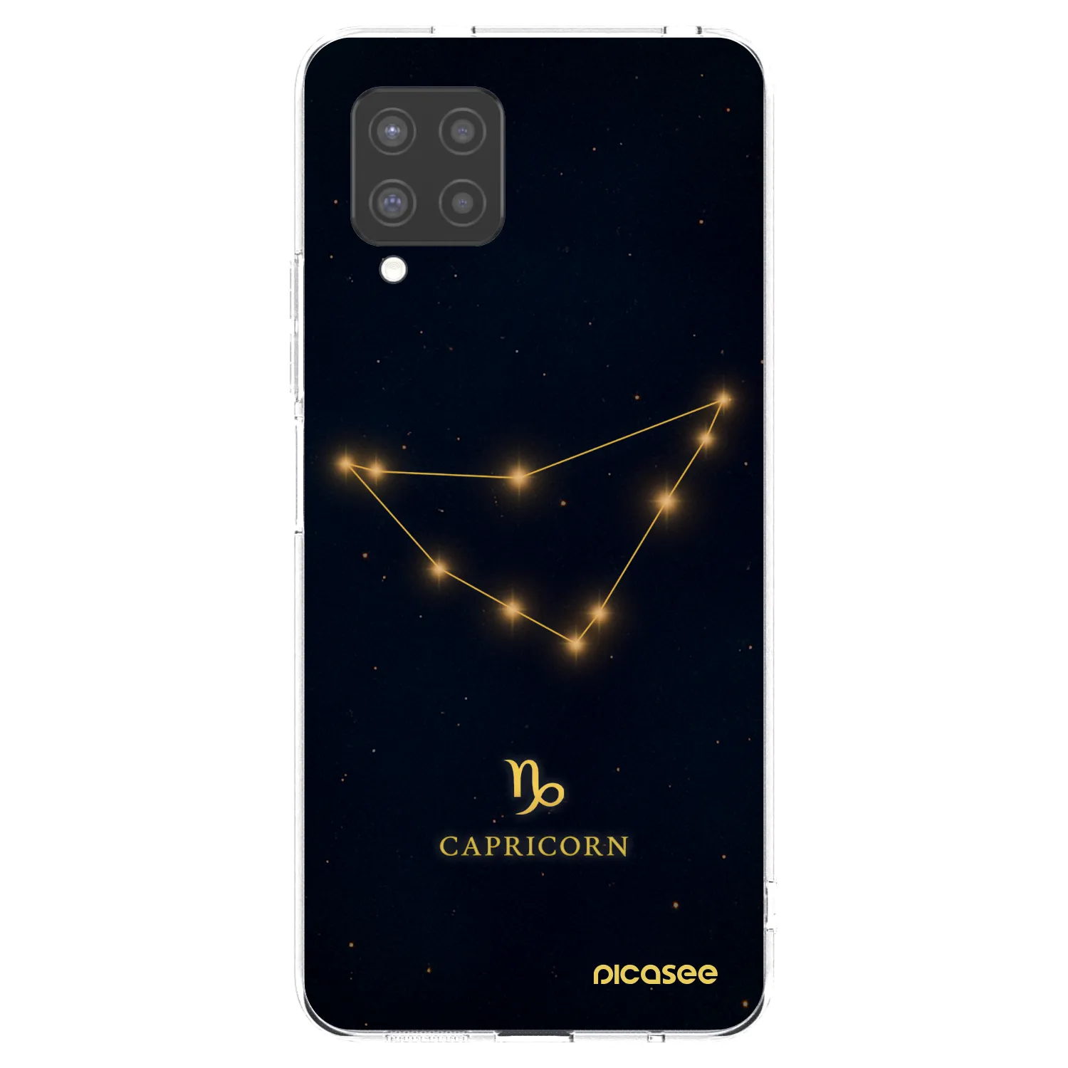 Picasee silikonowe przeźroczyste etui na Samsung Galaxy A42 A426B - CAPRICORN
