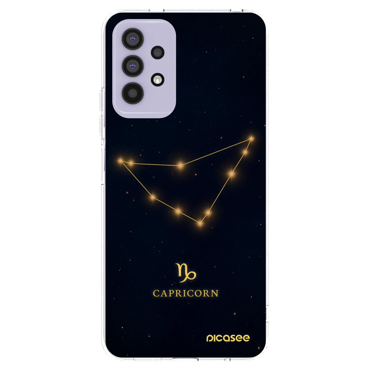 Picasee silikonowe przeźroczyste etui na Samsung Galaxy A32 4G SM-A325F - CAPRICORN