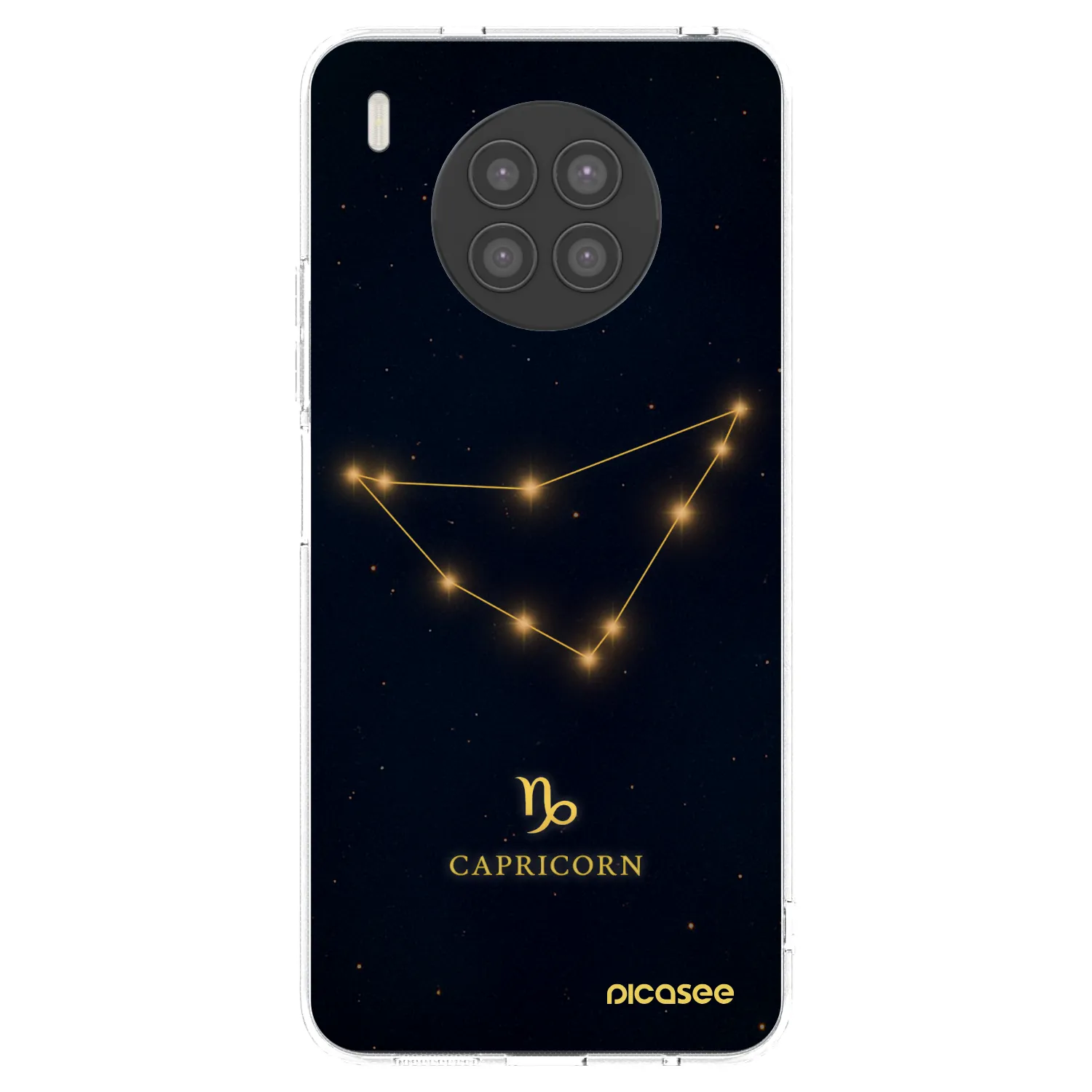 Picasee silikonowe przeźroczyste etui na Huawei Nova 8i - CAPRICORN