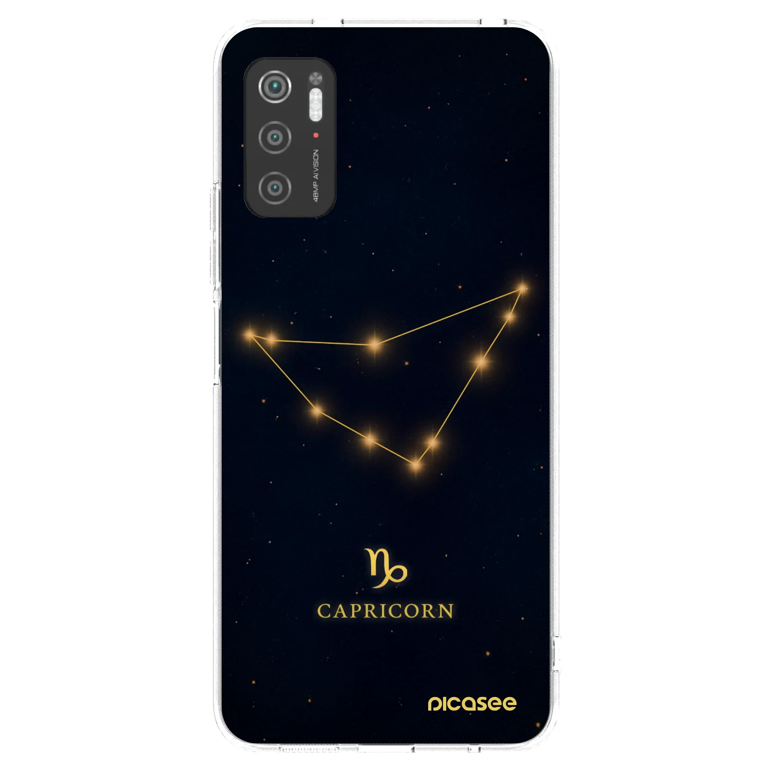 Picasee silikonowe przeźroczyste etui na Xiaomi Poco M3 Pro 5G - CAPRICORN