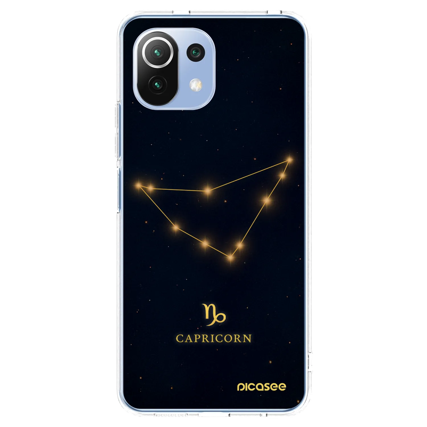 Picasee silikonowe przeźroczyste etui na Xiaomi 11 Lite 5G NE - CAPRICORN