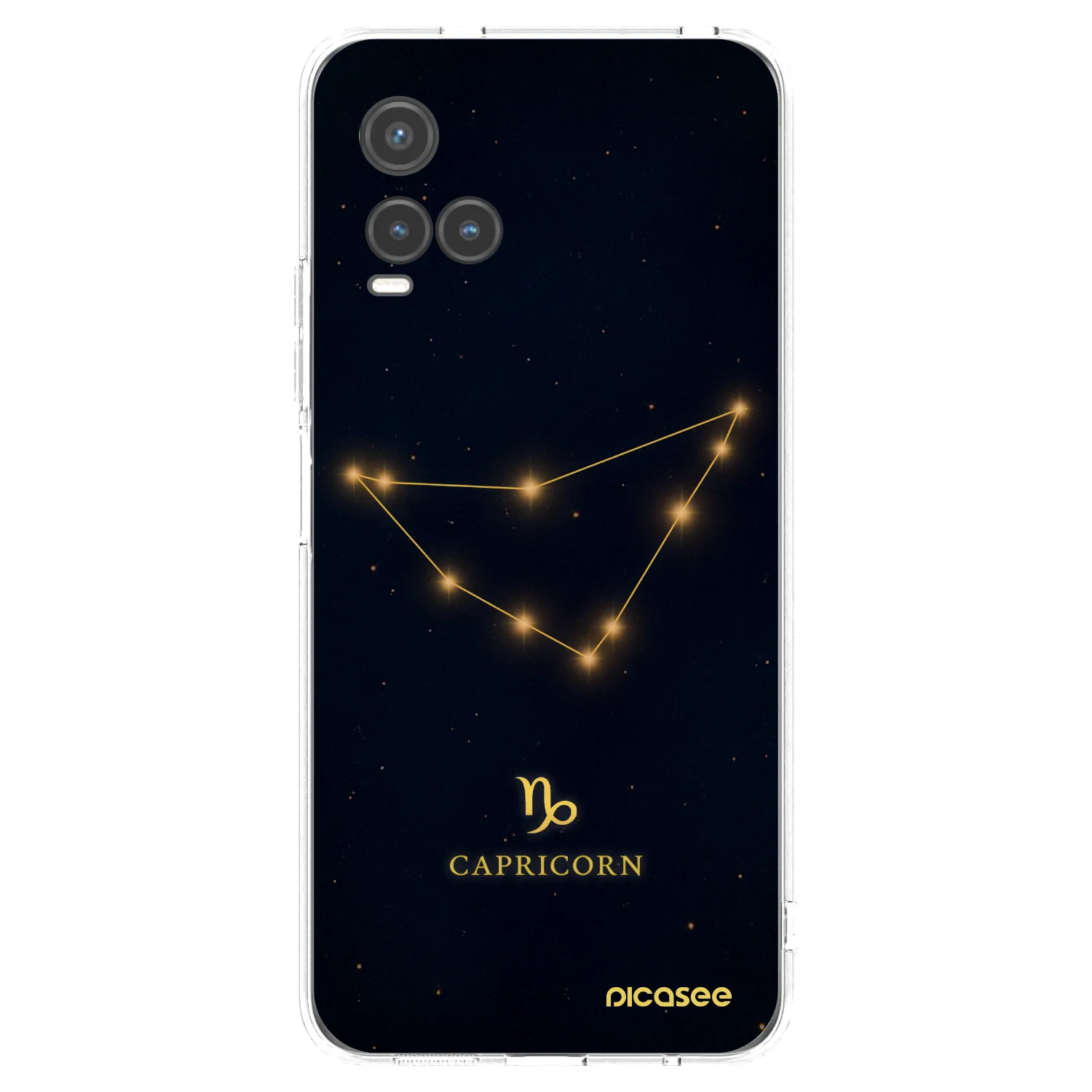 Picasee silikonowe przeźroczyste etui na Vivo Y33s - CAPRICORN