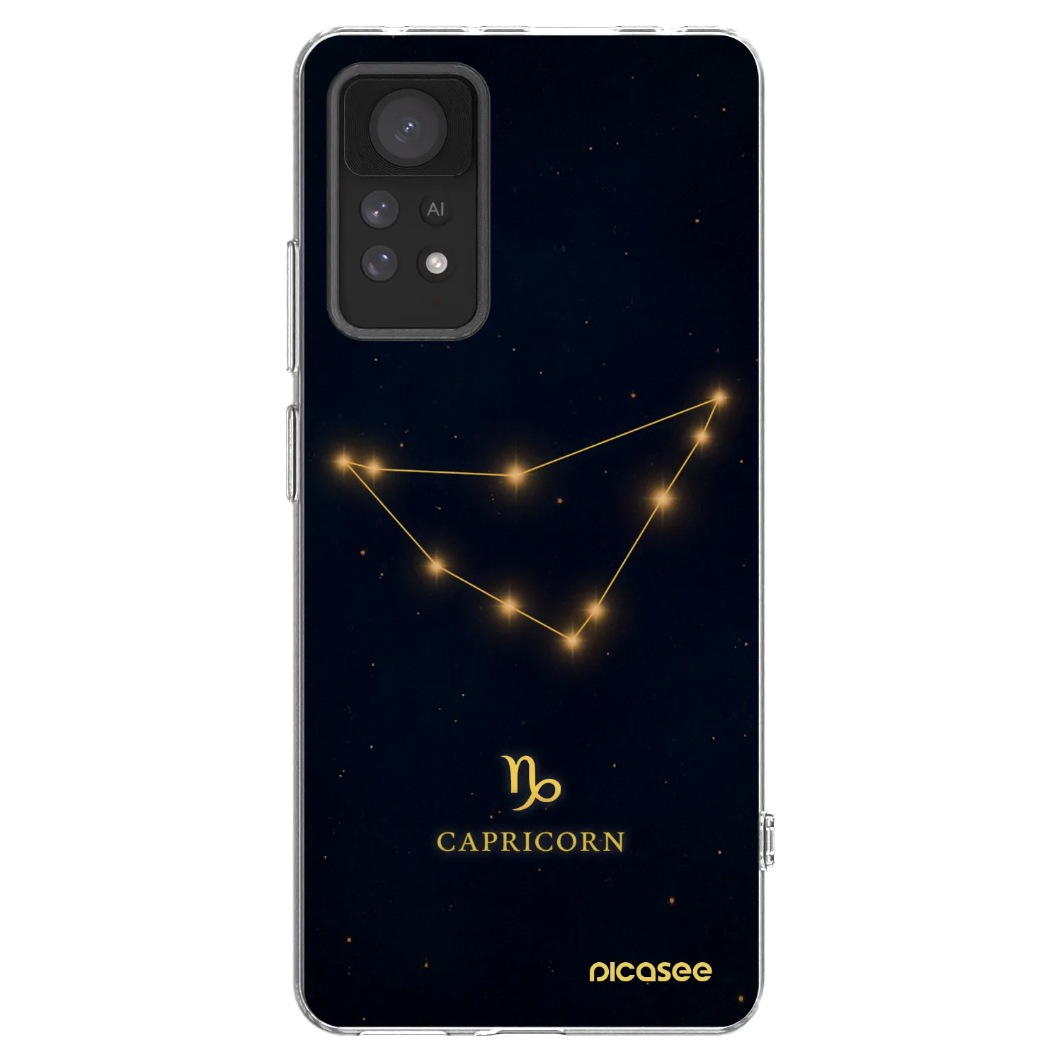 Picasee silikonowe przeźroczyste etui na Xiaomi Redmi Note 11 Pro 5G - CAPRICORN