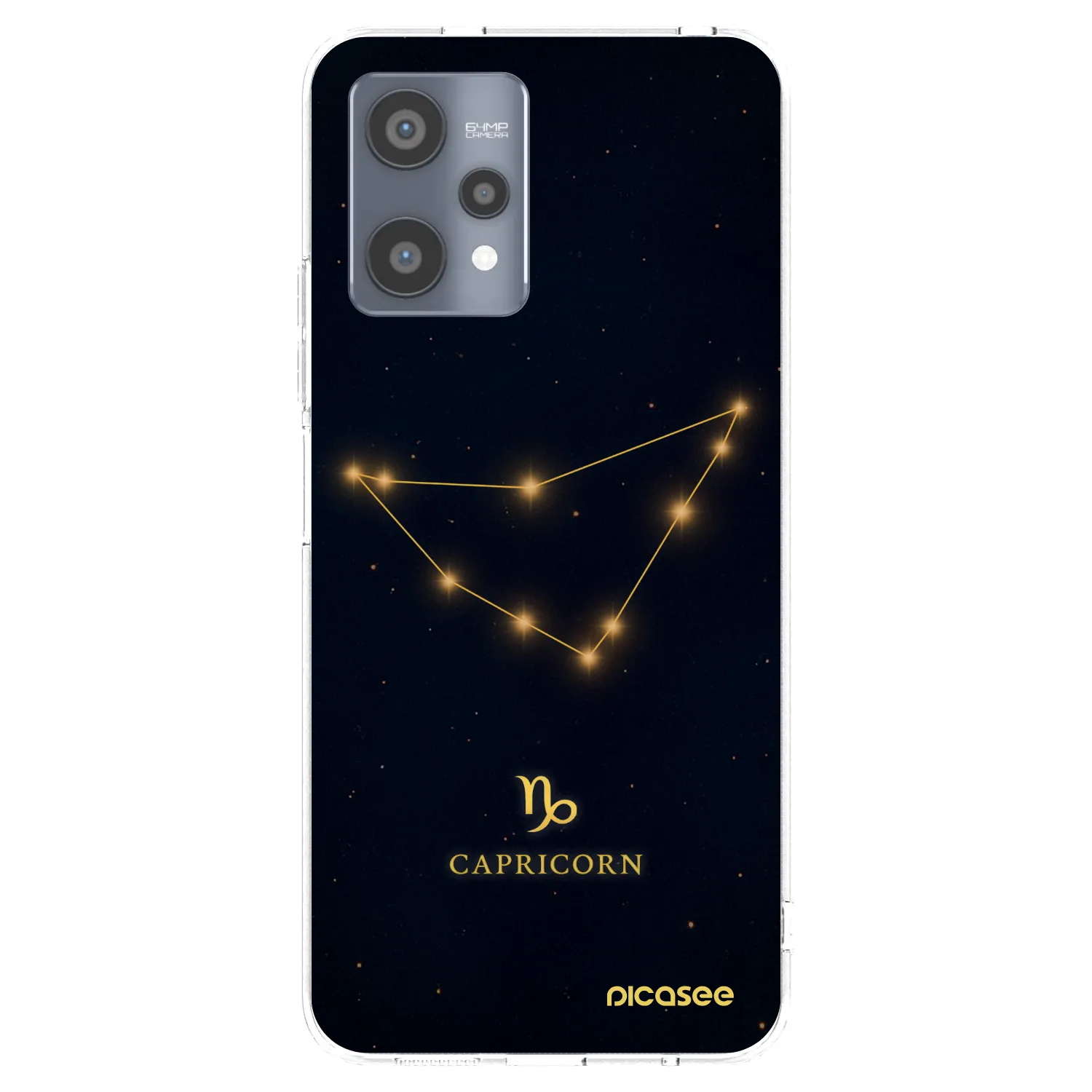 Picasee silikonowe przeźroczyste etui na Realme 9 Pro 5G - CAPRICORN
