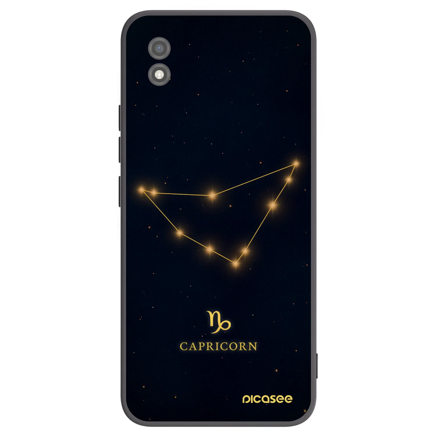Picasee silikonowe czarne etui na Realme C11 (2021) - CAPRICORN