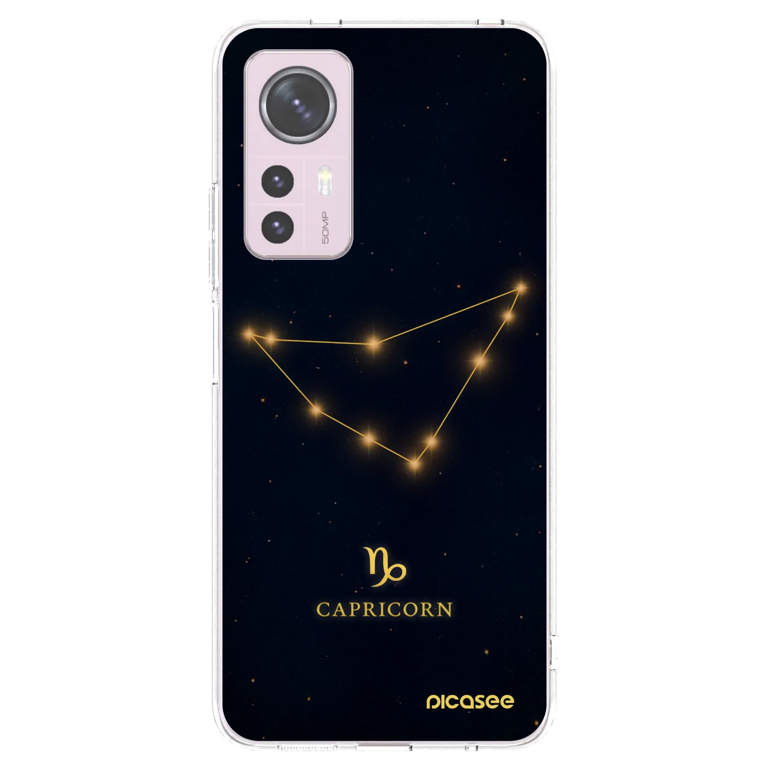 Picasee silikonowe przeźroczyste etui na Xiaomi 12 - CAPRICORN