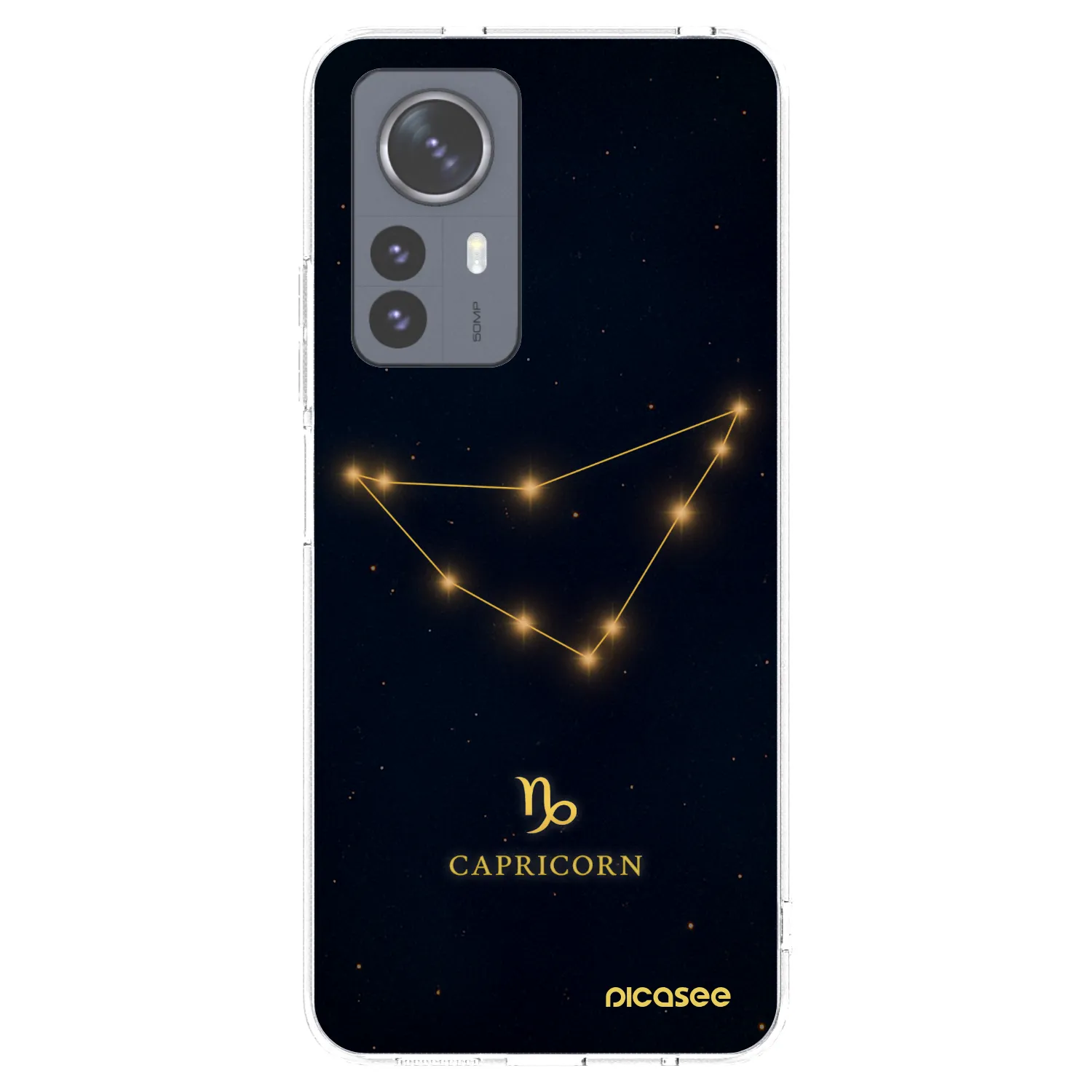 Picasee silikonowe przeźroczyste etui na Xiaomi 12 Pro - CAPRICORN