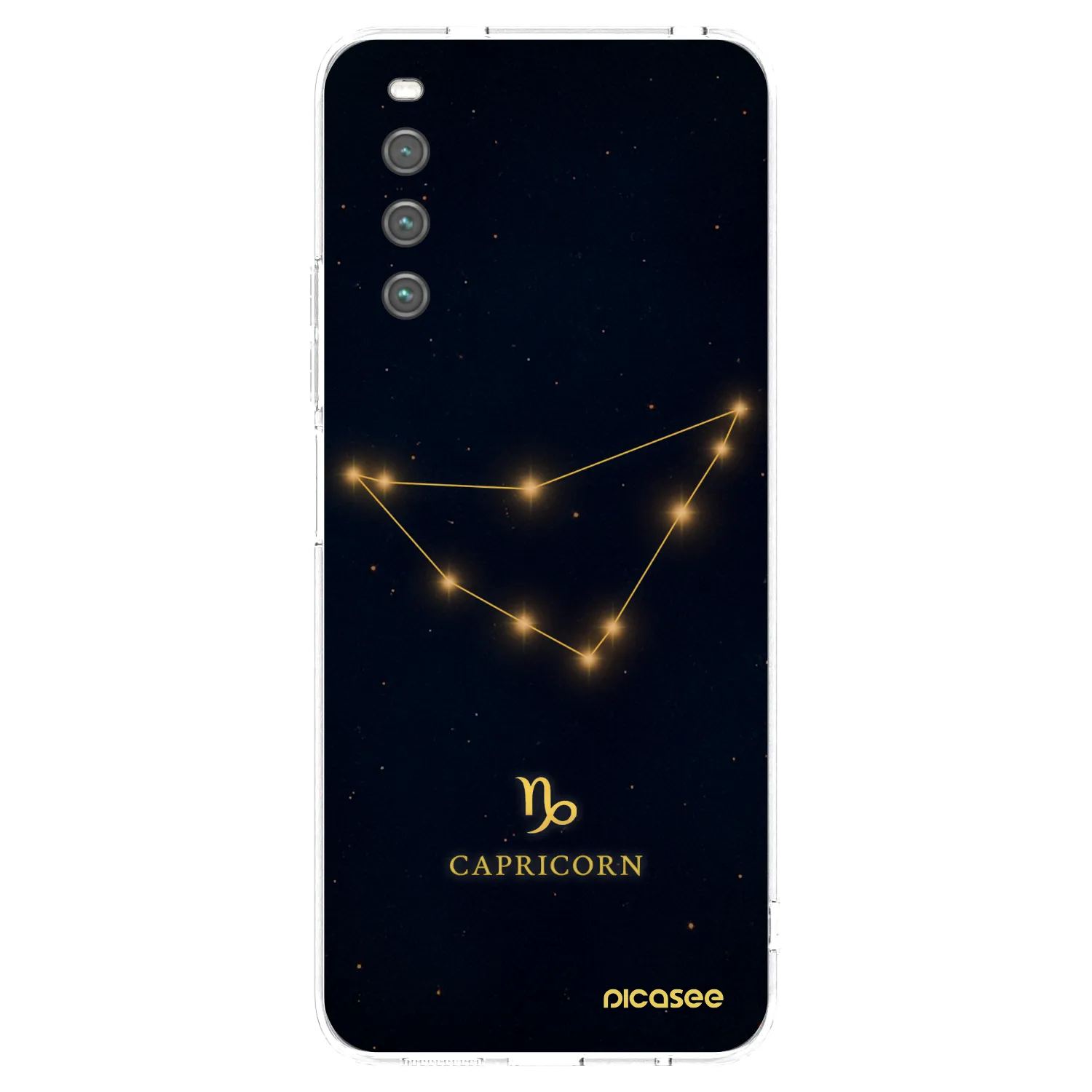 Picasee silikonowe przeźroczyste etui na Sony Xperia 10 IV 5G - CAPRICORN
