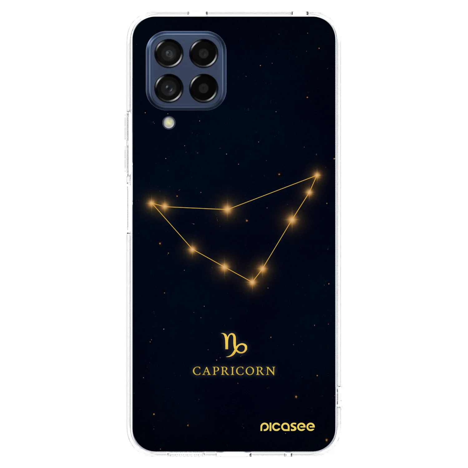 Picasee silikonowe przeźroczyste etui na Samsung Galaxy M53 5G - CAPRICORN