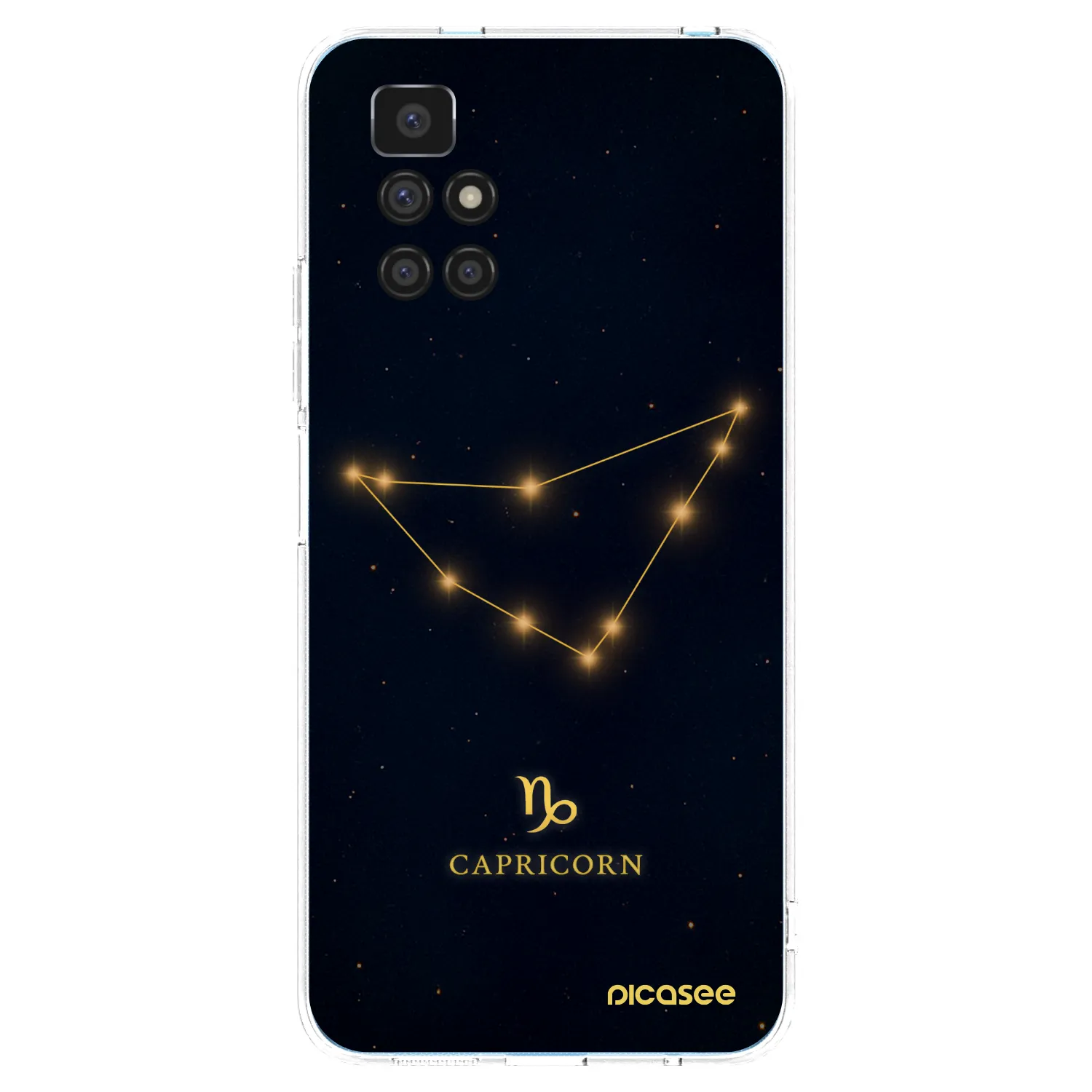 Picasee silikonowe przeźroczyste etui na Xiaomi Redmi 10 (2022) - CAPRICORN