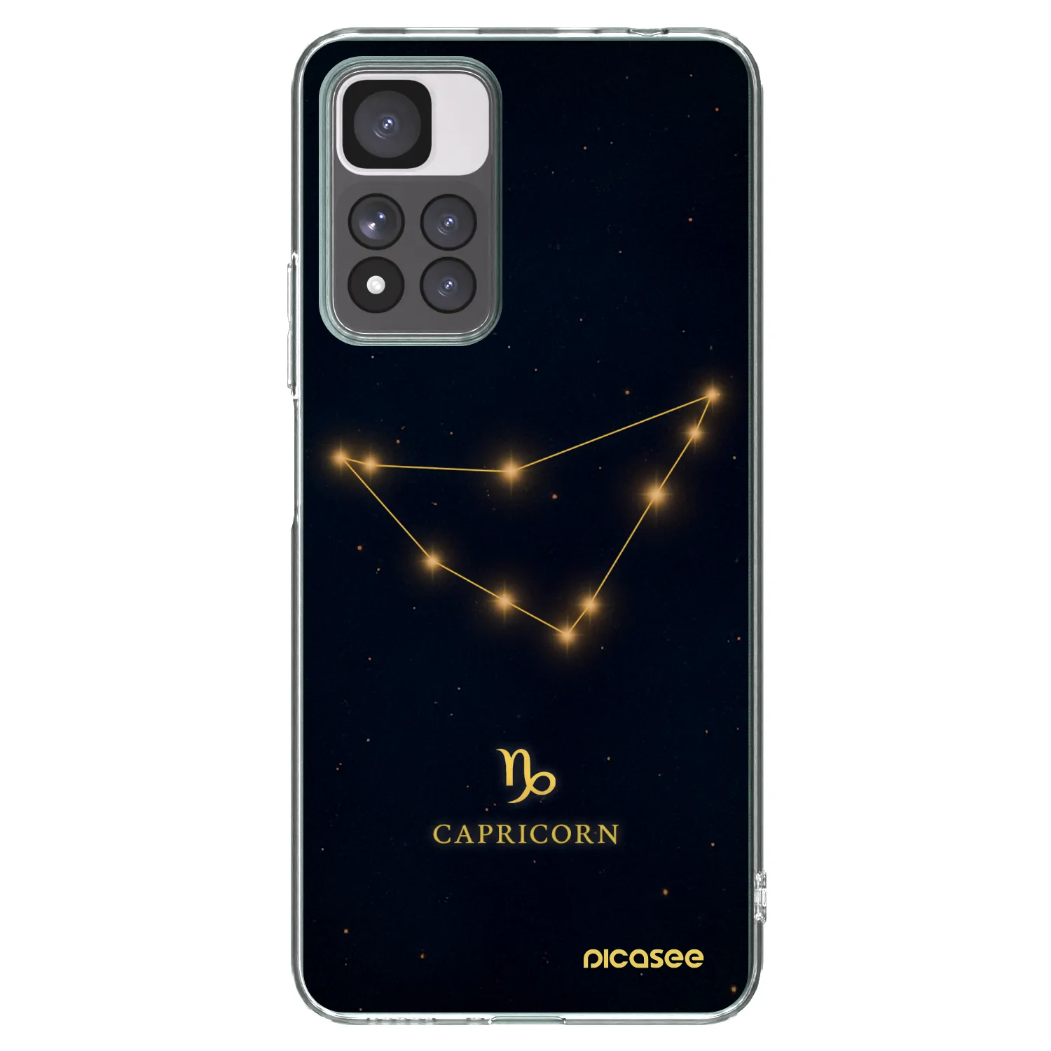 Picasee silikonowe przeźroczyste etui na Xiaomi Redmi Note 11 Pro+ 5G - CAPRICORN
