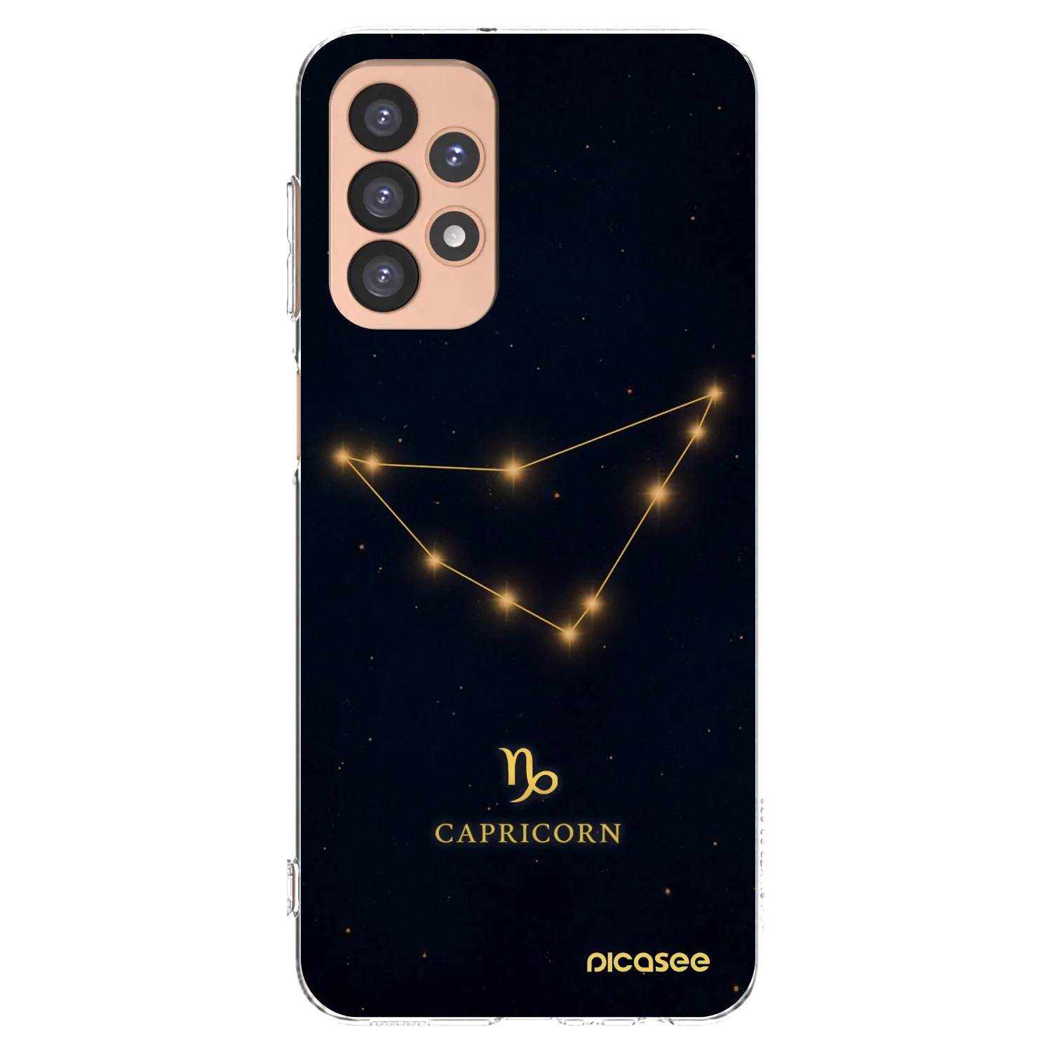 Picasee silikonowe przeźroczyste etui na Samsung Galaxy A23 A236B 5G - CAPRICORN