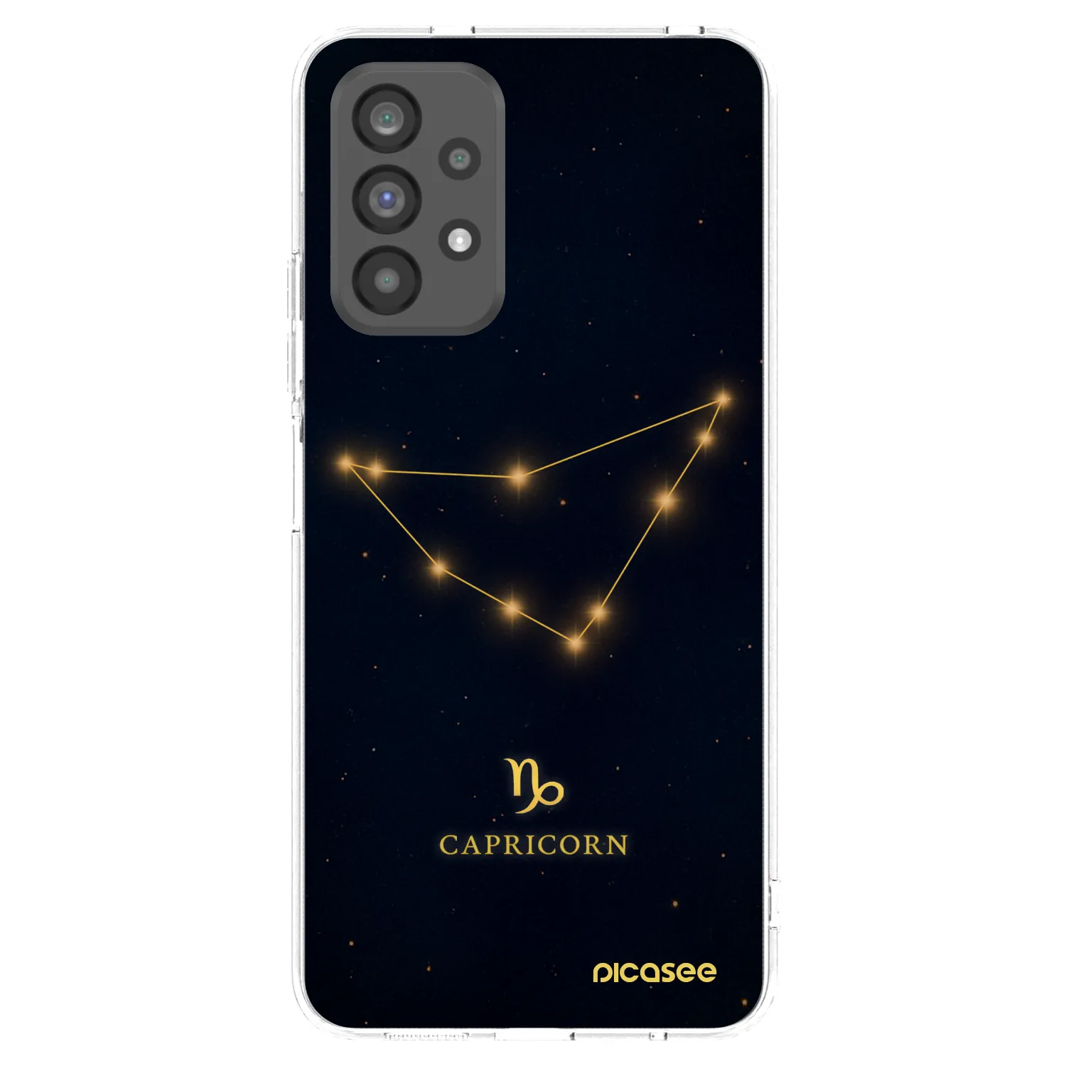 Picasee silikonowe przeźroczyste etui na Samsung Galaxy A73 5G - CAPRICORN