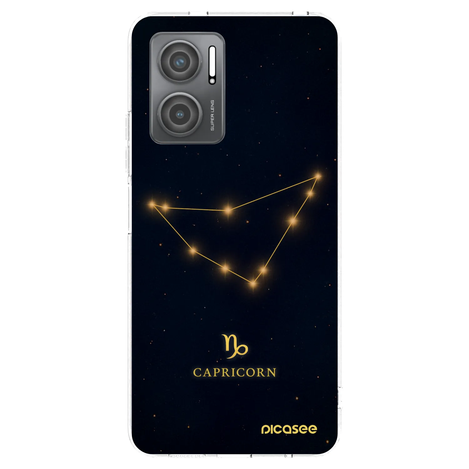 Picasee silikonowe przeźroczyste etui na Xiaomi Redmi 10 5G - CAPRICORN
