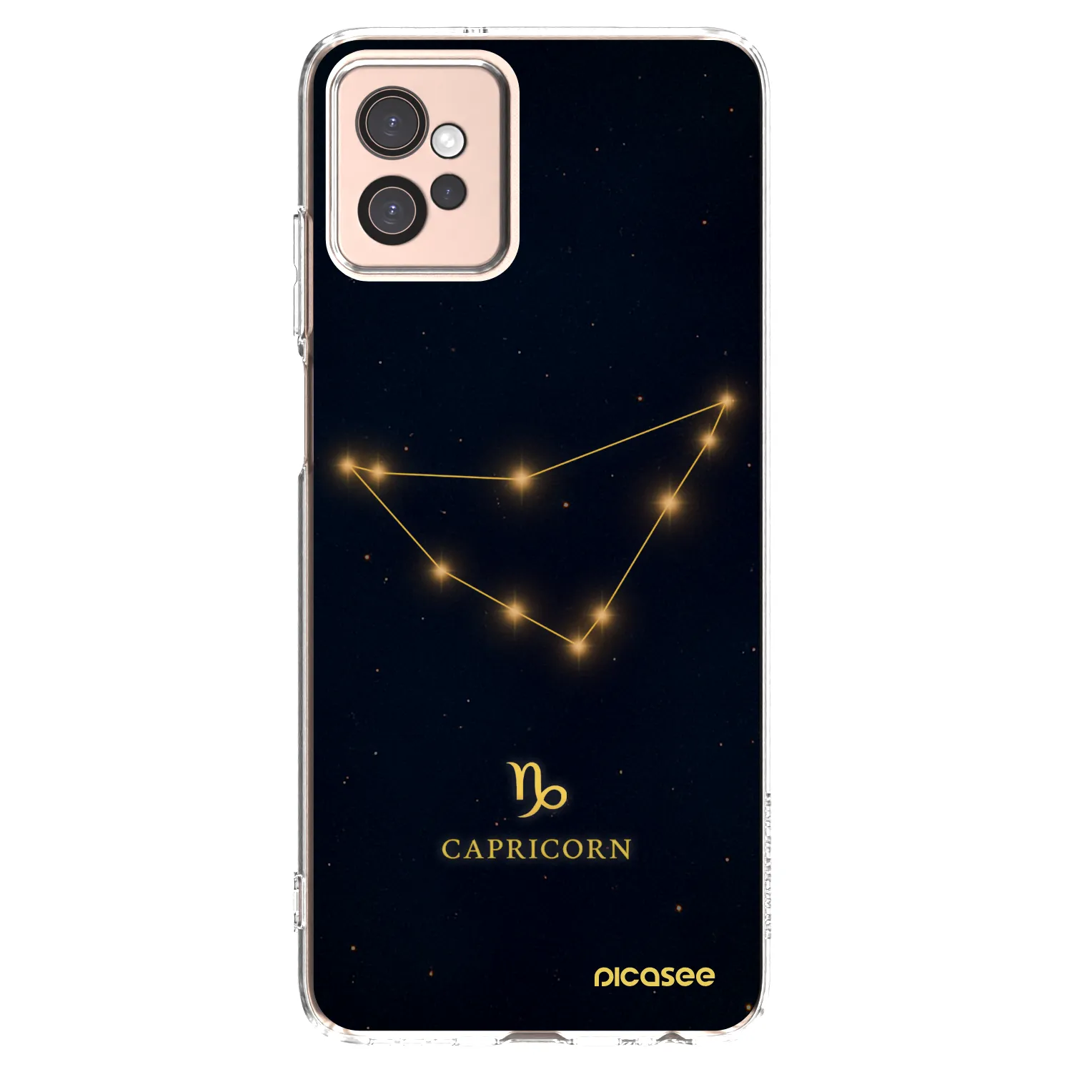 Picasee silikonowe przeźroczyste etui na Motorola Moto G32 - CAPRICORN