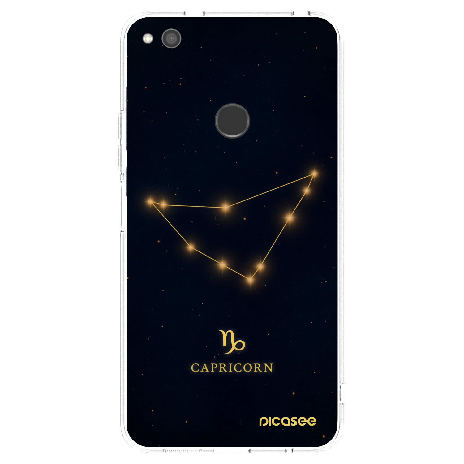 Picasee silikonowe przeźroczyste etui na Huawei P9 Lite 2017 - CAPRICORN