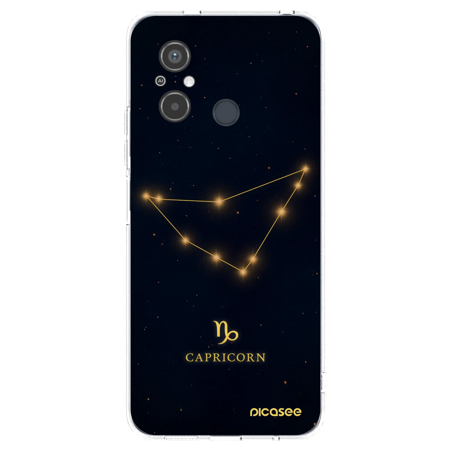 Picasee silikonowe przeźroczyste etui na Xiaomi Redmi 12C - CAPRICORN