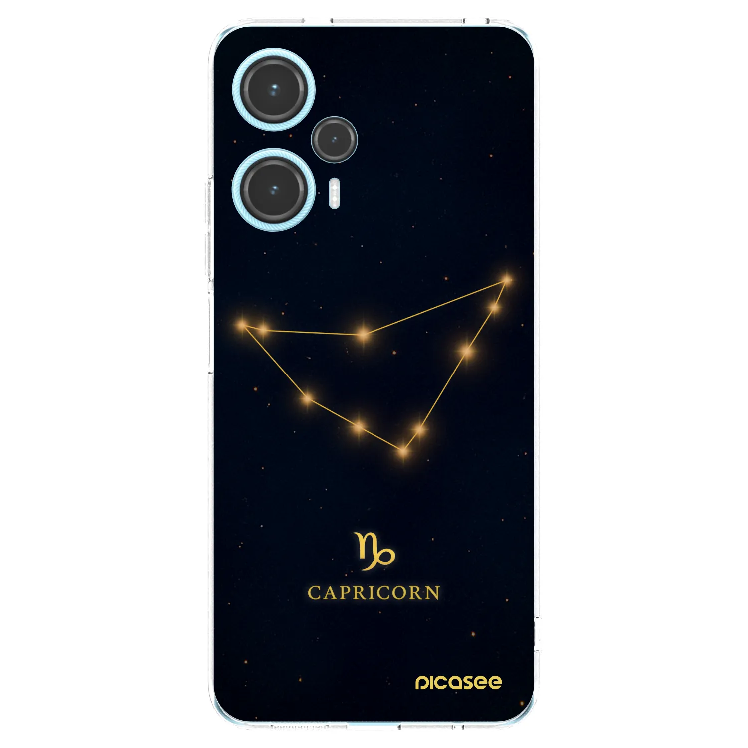 Picasee silikonowe przeźroczyste etui na Xiaomi Poco F5 - CAPRICORN