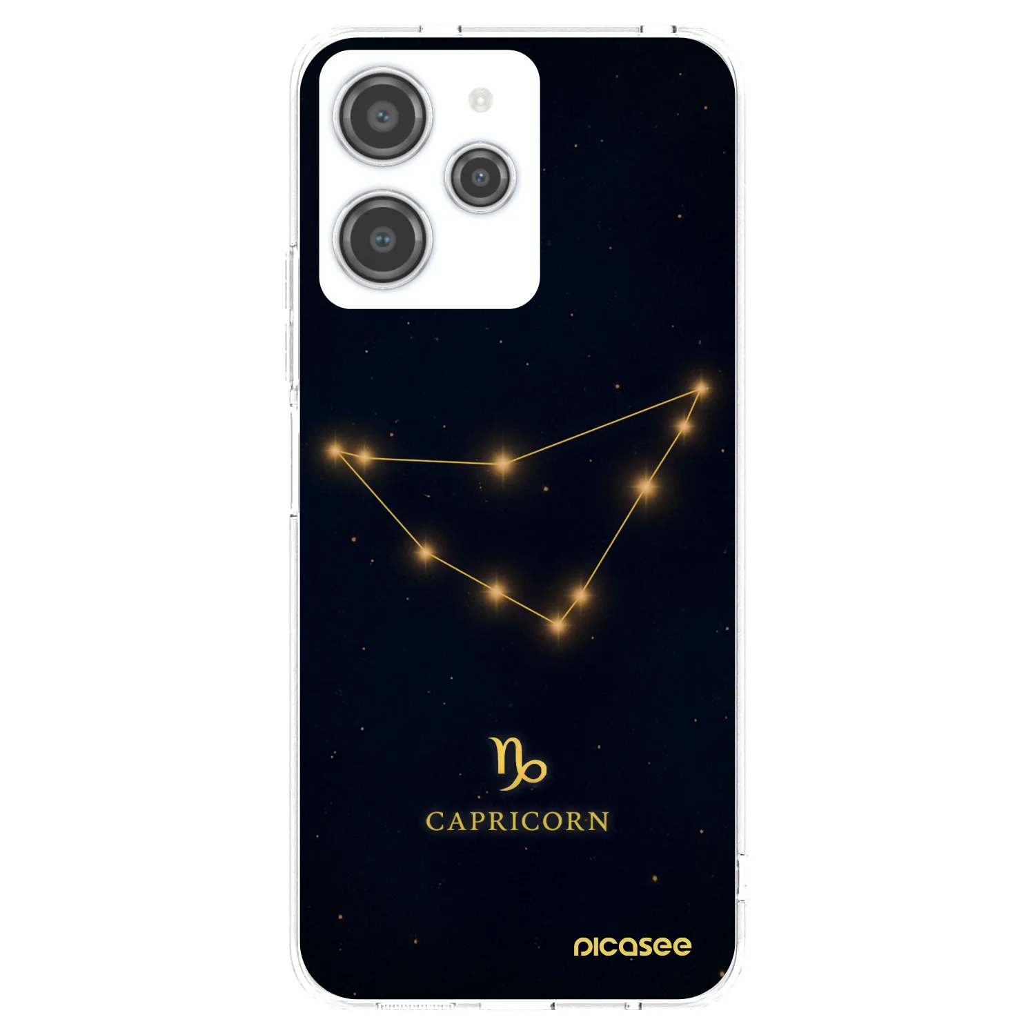 Picasee silikonowe przeźroczyste etui na Xiaomi Redmi 12 4G - CAPRICORN