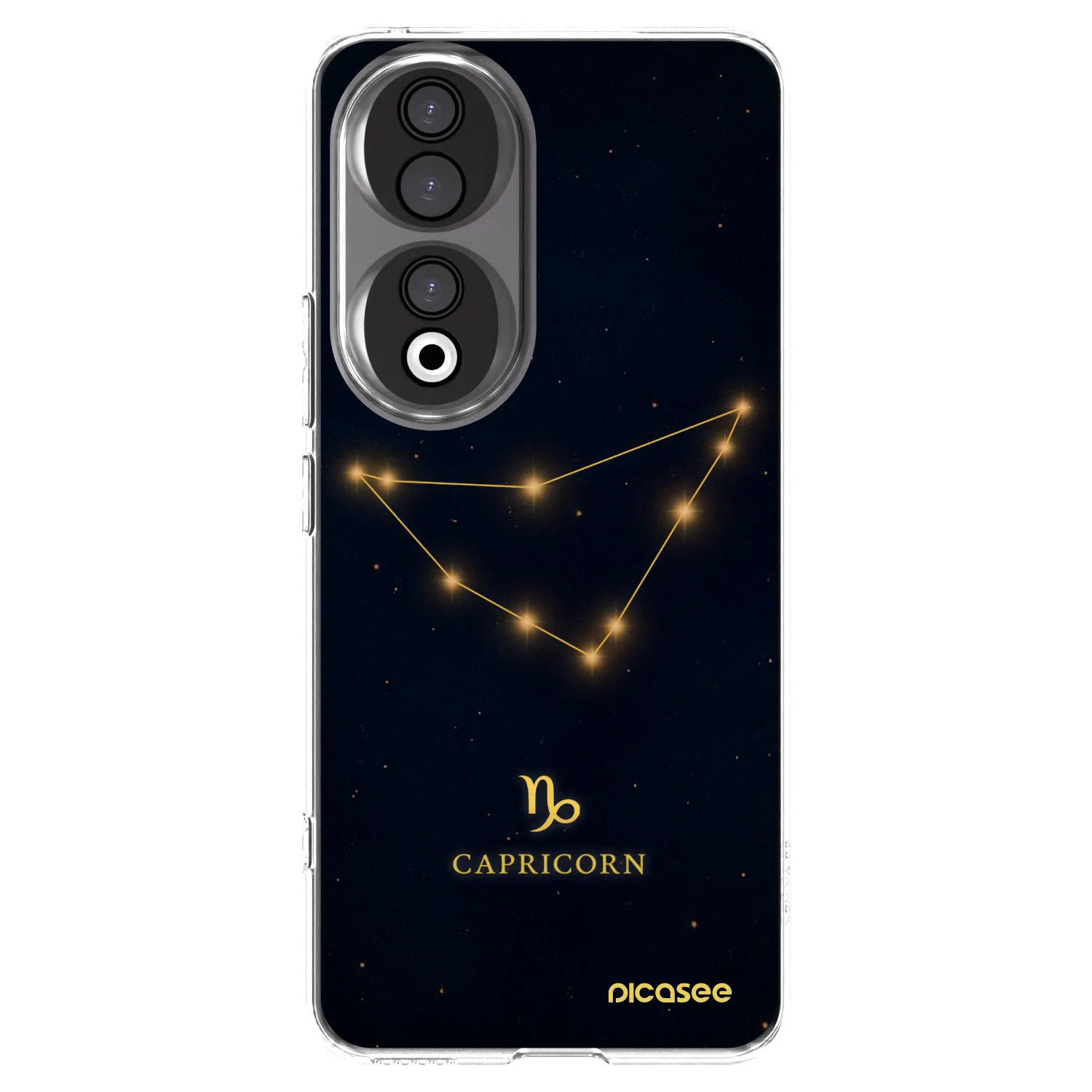 Picasee silikonowe przeźroczyste etui na Honor 90 5G - CAPRICORN