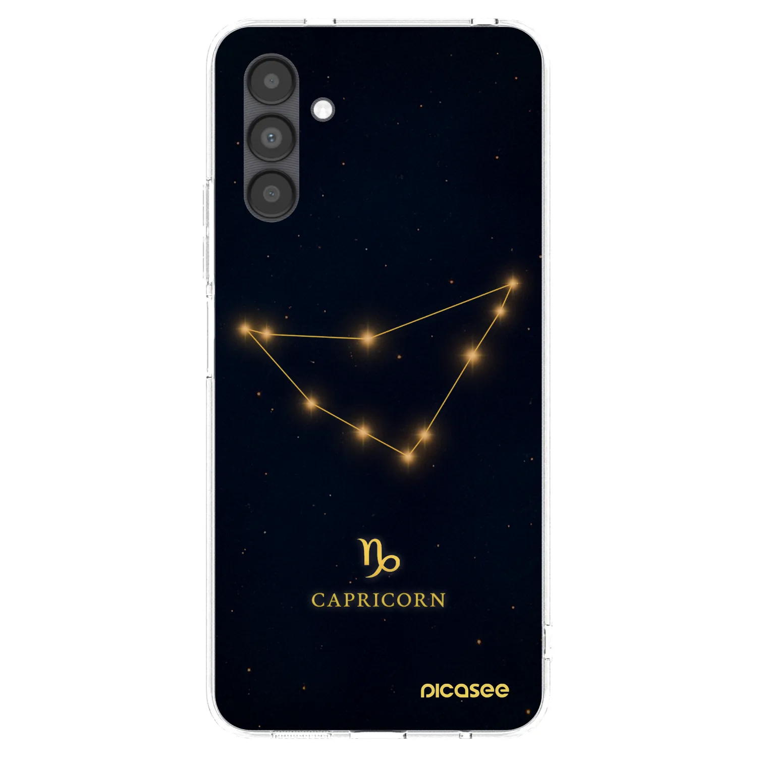 Picasee silikonowe przeźroczyste etui na Samsung Galaxy A04s A047F - CAPRICORN