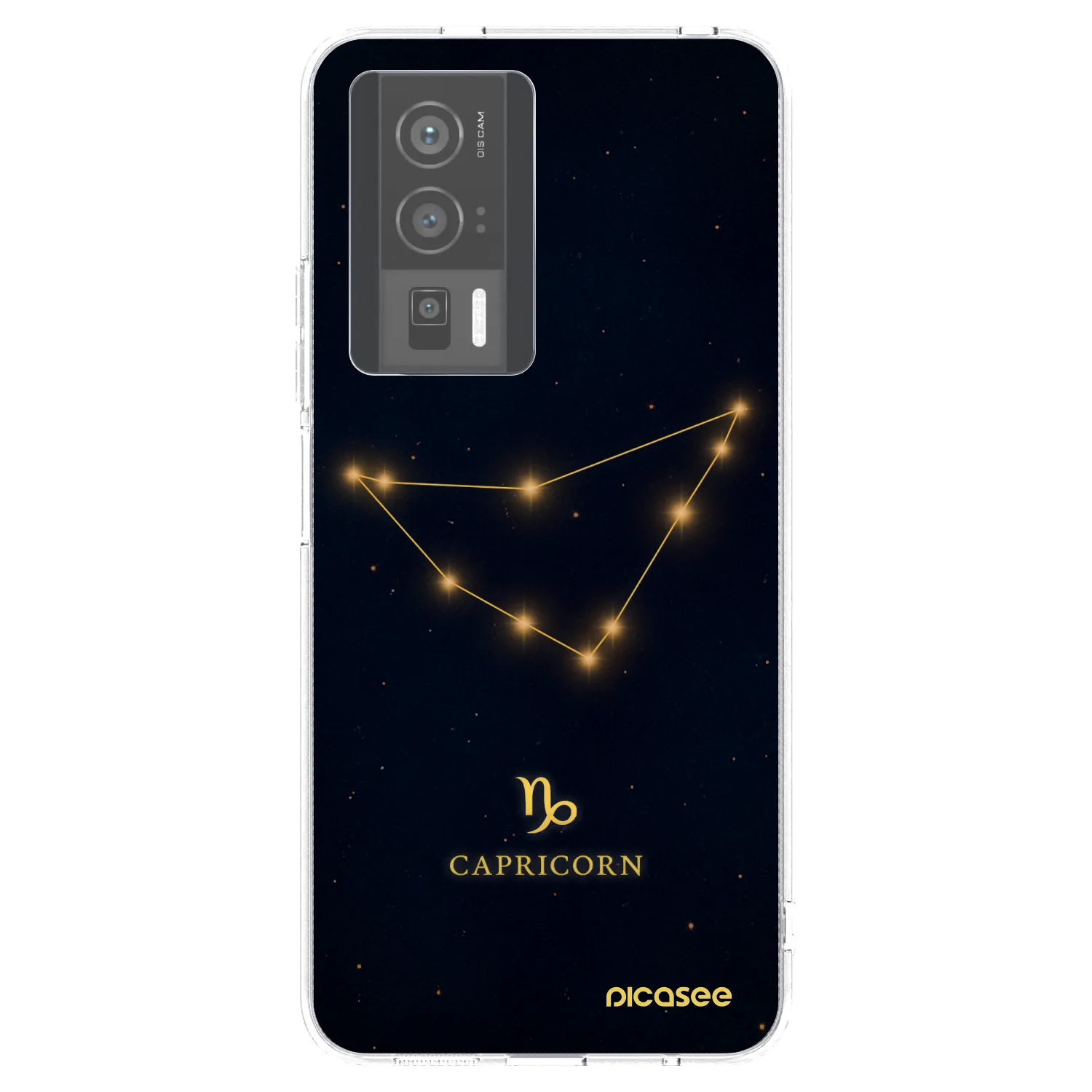 Picasee silikonowe przeźroczyste etui na Xiaomi Poco F5 Pro 5G - CAPRICORN