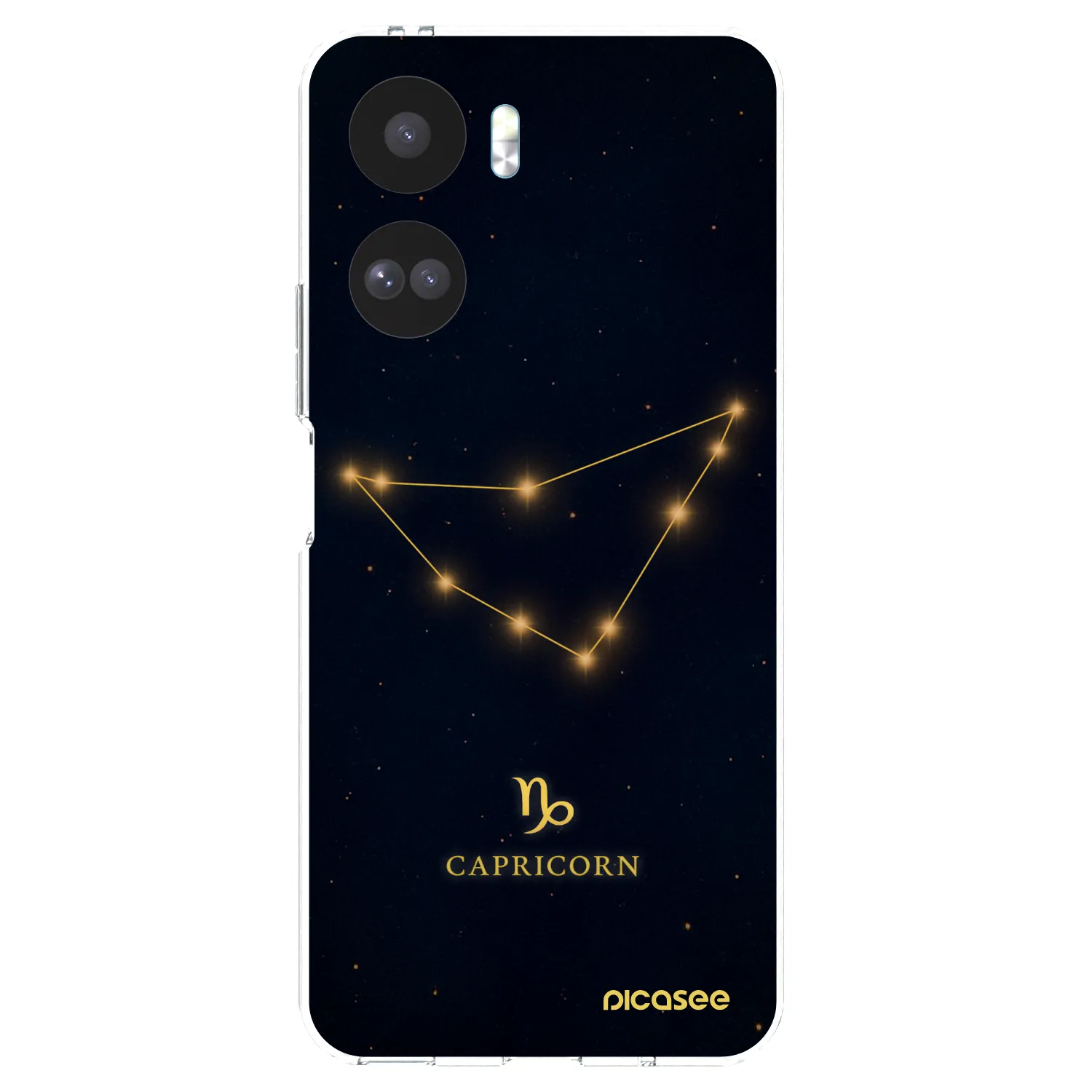Picasee silikonowe przeźroczyste etui na Honor 90 Lite 5G - CAPRICORN