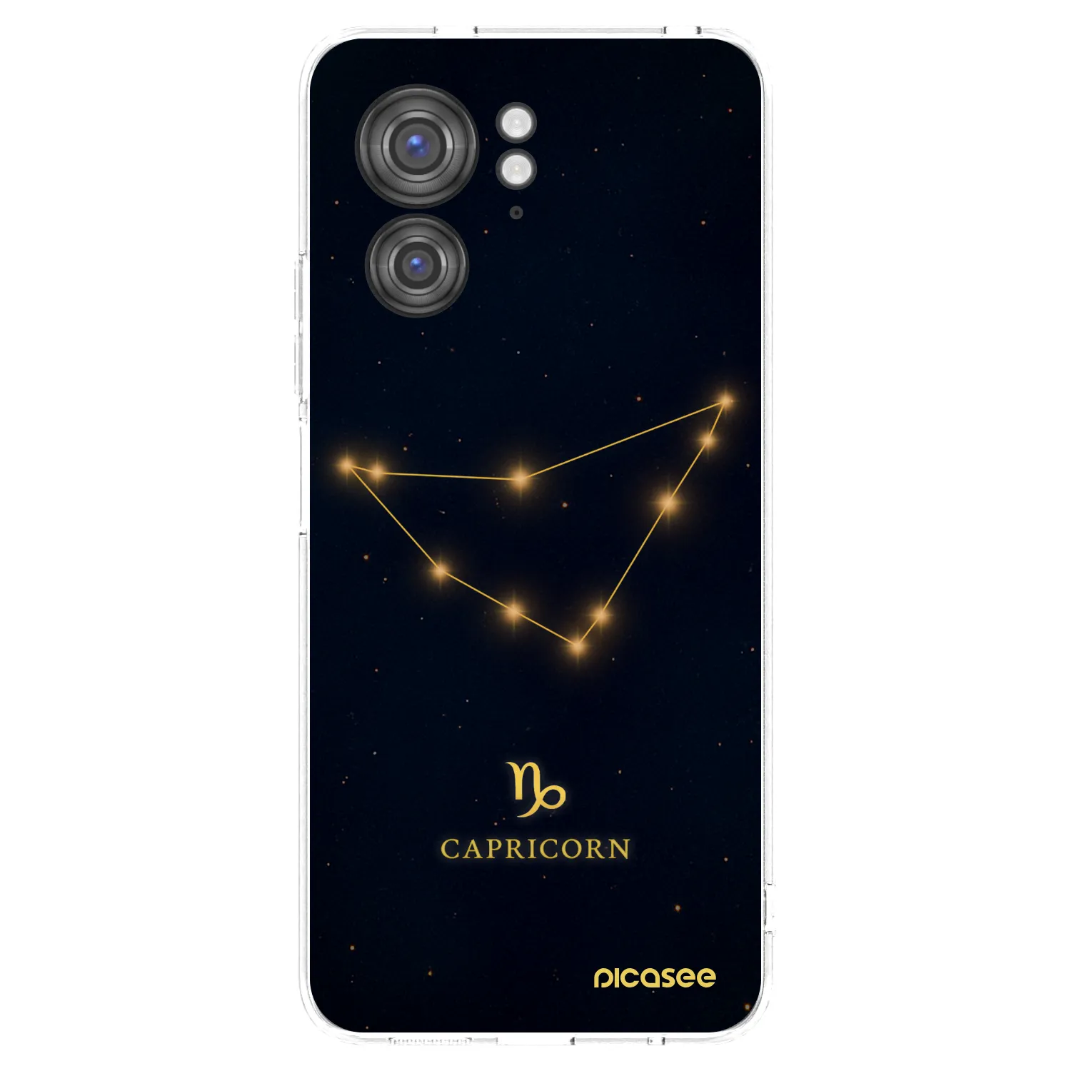Picasee silikonowe przeźroczyste etui na Motorola Edge 40 - CAPRICORN