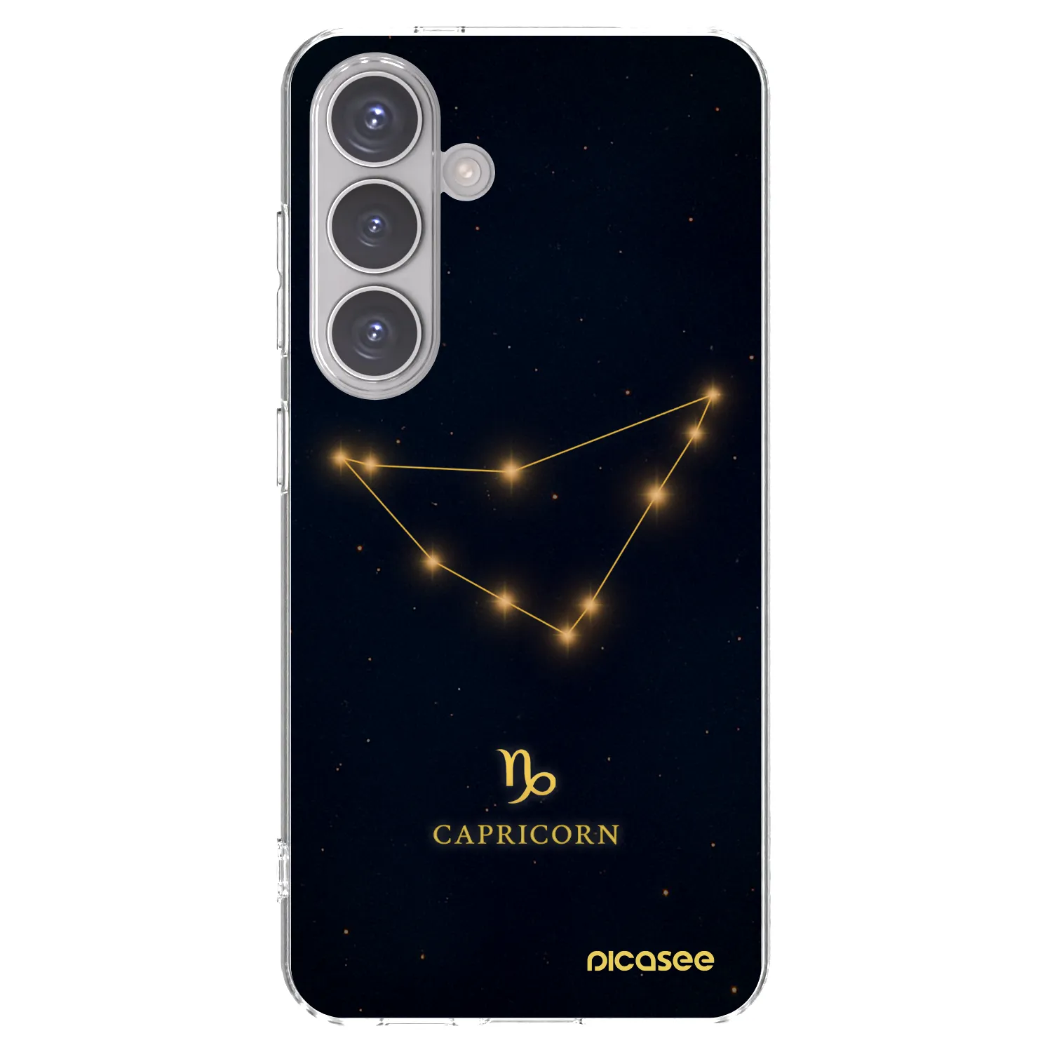 Picasee silikonowe przeźroczyste etui na Samsung Galaxy S24 S921B 5G - CAPRICORN